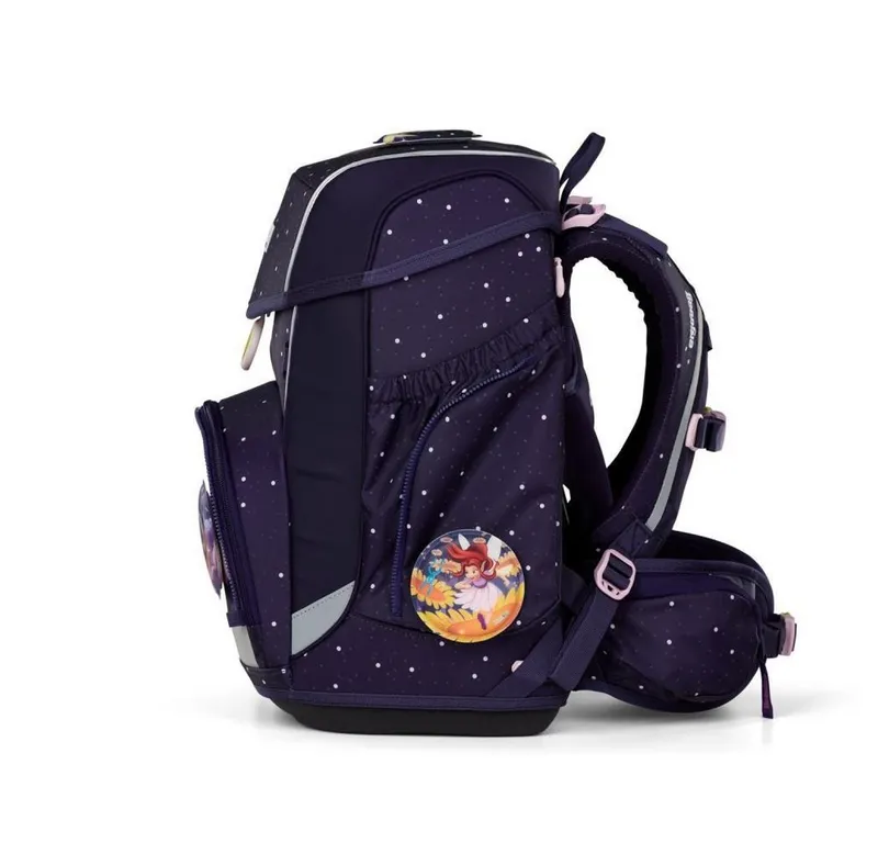 Ergobag Ergobag Schulranzen Cubo (5tlg., inkl. Sportbeutel, Federmäppchen, Schlampermäppchen und Kletties), Sternguckbär, – Produktbild 5 von 5