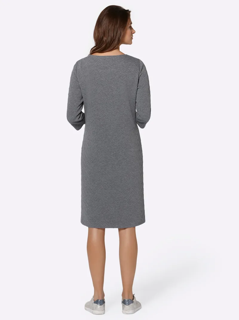 Witt Druckkleid, Grau-meliert, – Produktbild 2 von 2