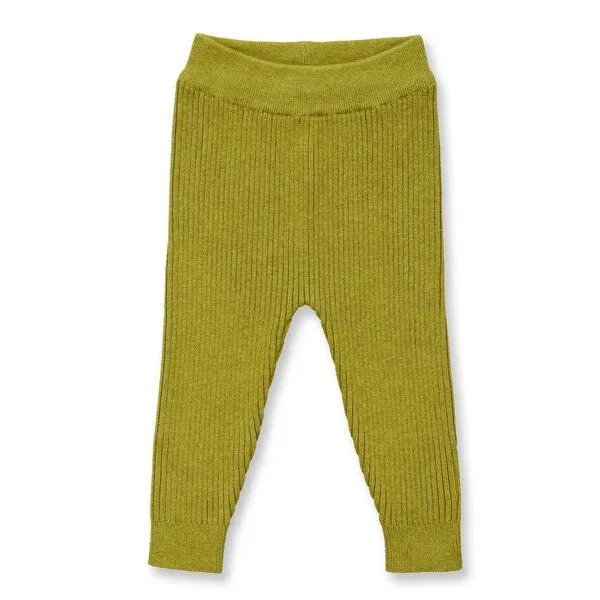 Sense Organics Sense Organics Babyleggings aus Strick, Modell YUMA, Grüner tee melange, – Produktbild 1 von 3