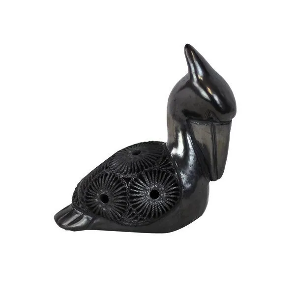 Mitienda Shop Mitienda Shop Handgemachte Dekofigur aus Mexiko Pelikan schwarz – Produktbild 1 von 2