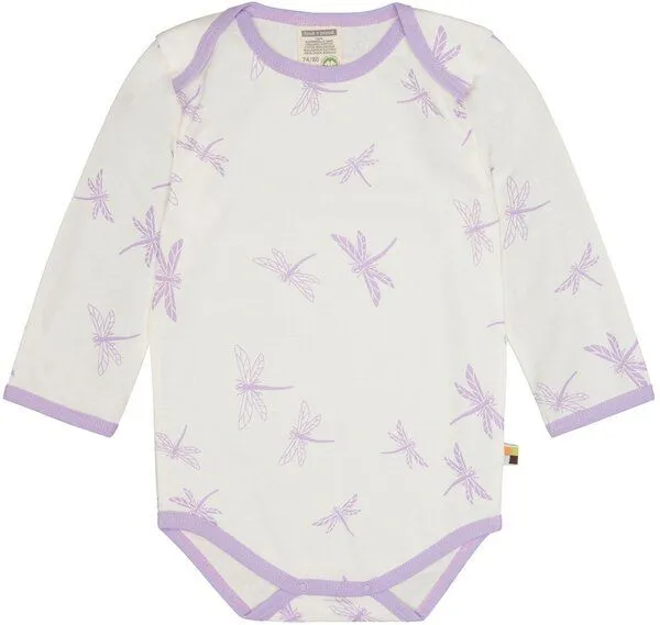 loud + proud loud + proud Babys & Kinder Body langarm Druck, GOTS-zertifiziert, Lilac(lila), – Produktbild 1 von 2