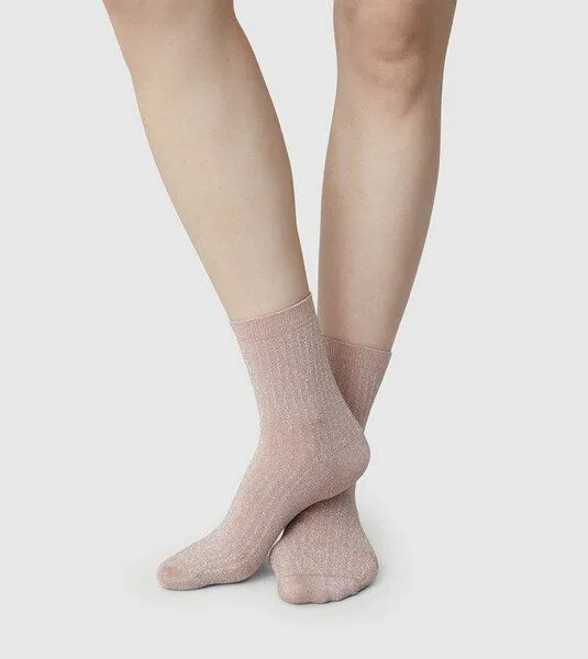 Swedish Stockings Swedish Stockings Glitzer Söckchen Stella, Rosa, – Produktbild 2 von 4