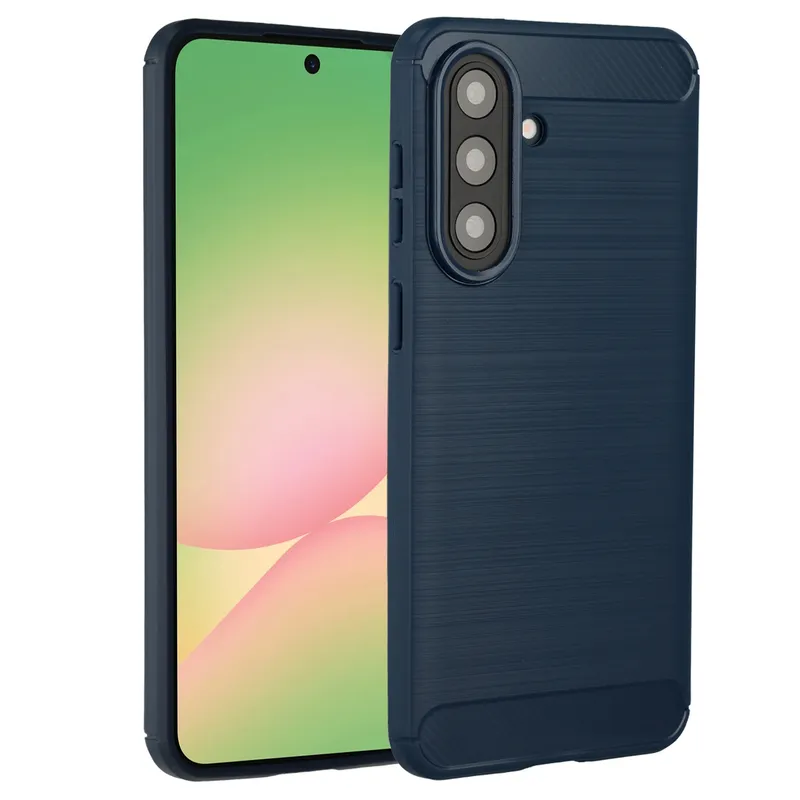 imoshion imoshion Brushed Back Cover für das Samsung Galaxy A57 (5G), Dunkelblau, – Produktbild 1 von 1