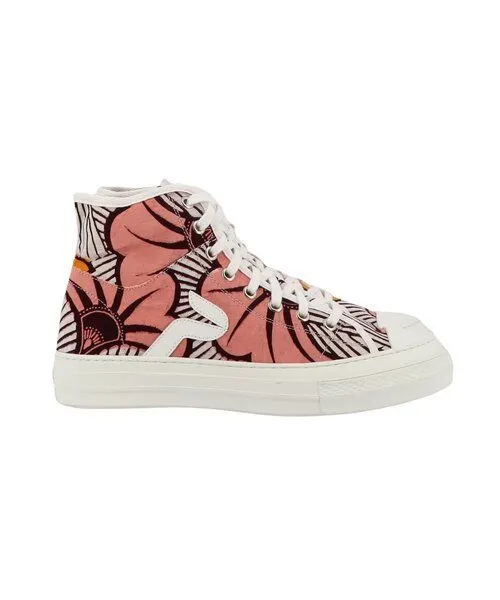 PANAFRICA PANAFRICA Atlas - African Fair Trade Sneaker, Fleurs (rosa), – Produktbild 1 von 4