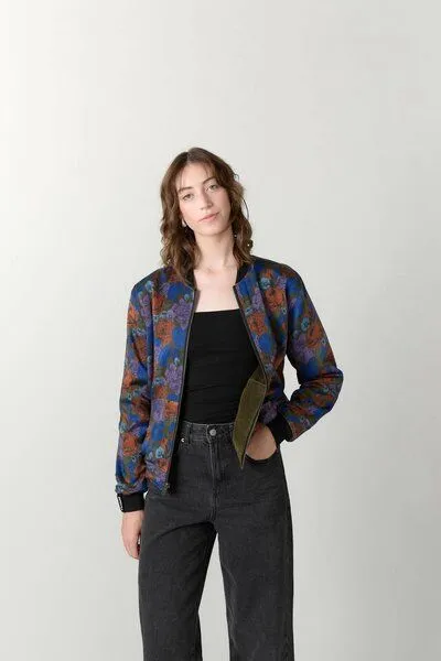 Yahmo Yahmo Elsa Wendejacke, Bloom/olive, – Produktbild 3 von 4
