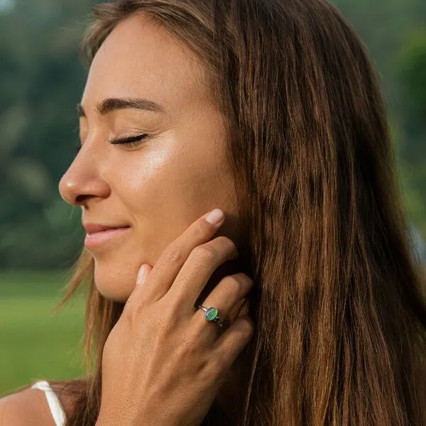 Spirit of Island Spirit of Island Opal & Saphir Ring | 925 Silber – Produktbild 6 von 7