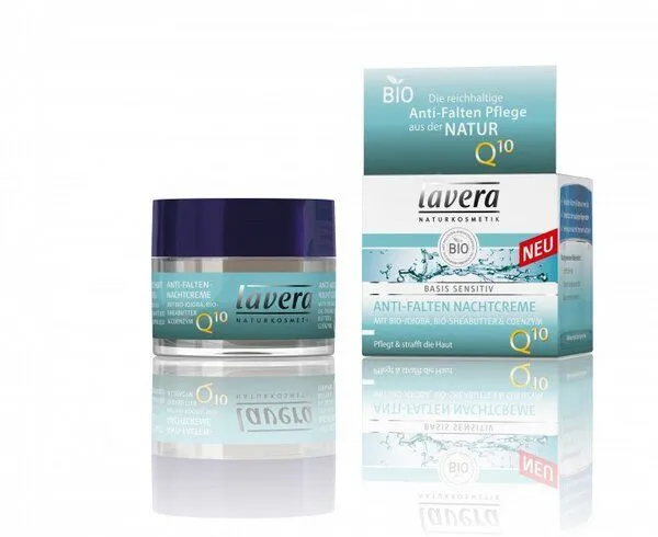 lavera Lavera Basis Sensitiv Anti Falten Nachtcreme – Produktbild 1 von 2
