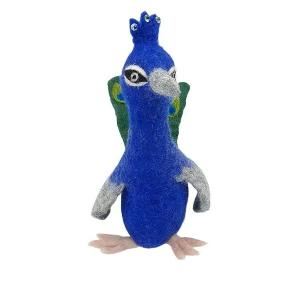 short'n'pietz short'n'pietz Pfau als Filz Eierwärmer – Produktbild 2 von 3