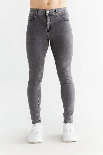 Evermind Evermind M's Skinny Fit-MD1015, Iron gray, – Produktbild 2 von 4