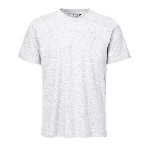 HANDGEDRUCKT HANDGEDRUCKT "Lange Reise" Unisex T-Shirt von Neutral, Ash grey, – Produktbild 2 von 3