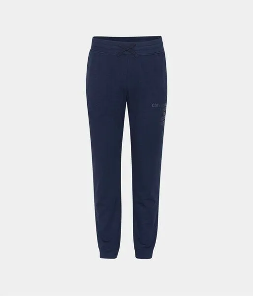 Copenhagen Bamboo Marineblaue Bambus-Sweatpants mit Logo – Produktbild 1 von 4