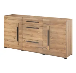Lomadox Sideboard TURDA-83, Eiche Grandson Nb. modern mit Metallgriffen, B/H/T: ca. 180/86/39 cm – Produktbild 1 von 1