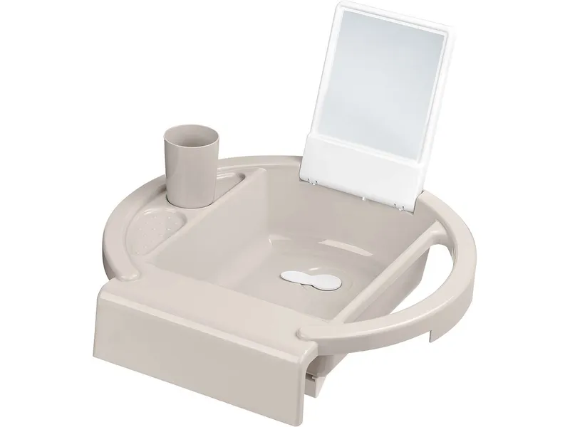 rotho babydesign rotho Kinderwaschbecken "AVA" aus Recyclingkunststoff, cappuccino – Produktbild 2 von 2