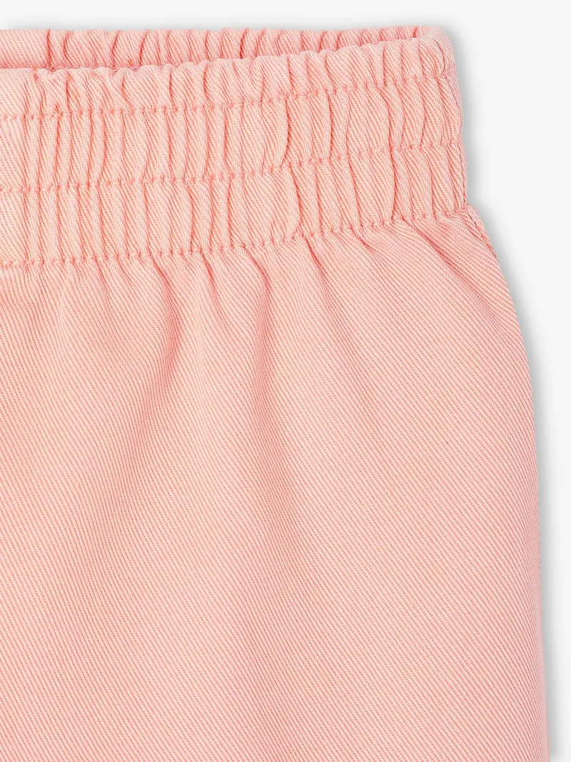 Vertbaudet Baby Mädchen Hose aus Twill hell, Hellrosa, – Produktbild 2 von 2