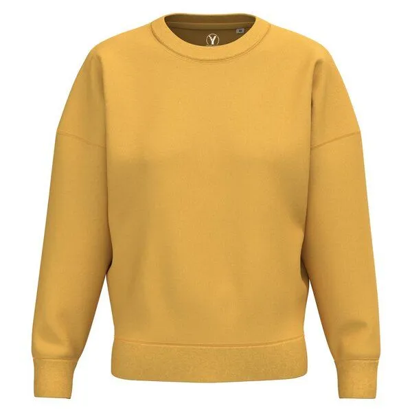 YTWOO YTWOO Damen Basic Sweatshirt, Sun yellow, – Produktbild 1 von 3