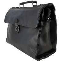 manbefair manbefair BUSINESSTASCHE ODIN Leder, Schwarz, – Produktbild 1 von 1