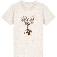 Life Tree Life-Tree Shirt aus Biobaumwolle Fairwear für Kids "Weltenbaum" in verschiedenen Farben, Eco heather, – Produktbild 1 von 1