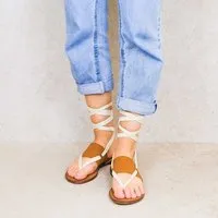 Rarámuri Weiches Band zum Kombinieren mit Ihren Rarámuri-Bandsandalen., Beige, – Produktbild 1 von 1