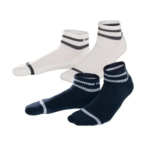 Living Crafts Living Crafts Hohe Sneaker-Socken, 2er Pack - ORELL, Navy/white (mehrfarbig), – Produktbild 3 von 3