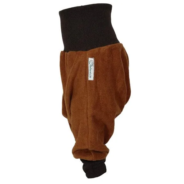 liebewicht liebewicht Warme Yogahose Pumphose Bio Fleece braun, Brown, – Produktbild 7 von 8