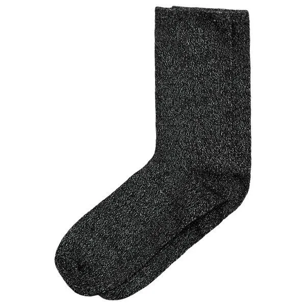 KnowledgeCotton Apparel KnowledgeCotton Apparel Glitzer-Socken, Black jet, – Produktbild 1 von 3