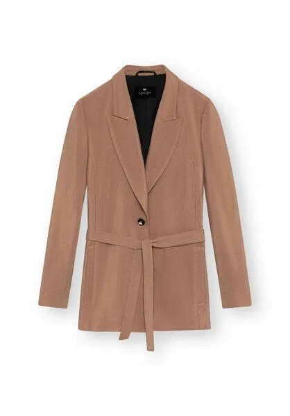 Lovjoi Lovjoi Blazer JILLI aus VISKOSE Ecovero & TENCEL Lyocell, Rosewood (pink), – Produktbild 1 von 2