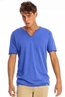 RAVENS VIEW IBIZA RAVENS VIEW IBIZA Herren vegan T-Shirt Eros Klein Blau – Produktbild 1 von 1