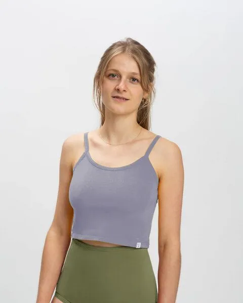 MATONA Matona Top | Basic Crop Top | aus Bio-Baumwolle | GOTS-zertifiziert, Mauve, – Produktbild 1 von 2