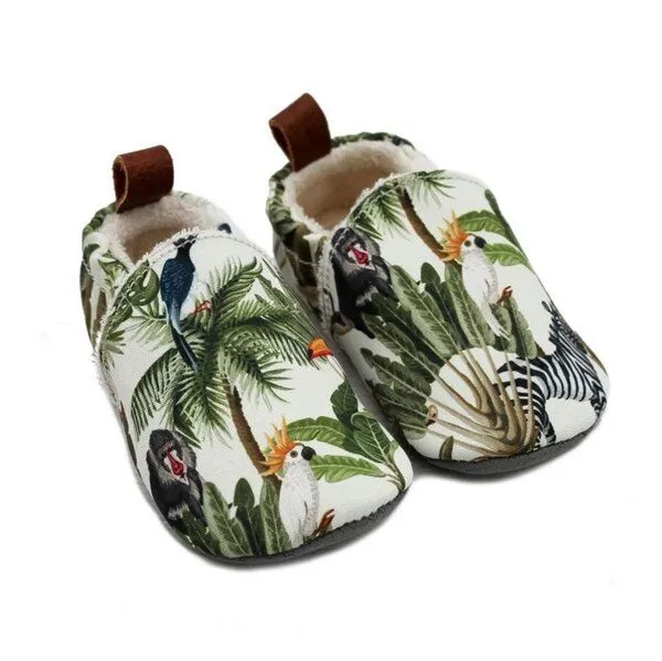 Pololo Pololo Barfuß-Hausschuhe aus Seaqual Yarn, Futter aus Baumwolle (organic) vegan, Dschungel, – Produktbild 2 von 4