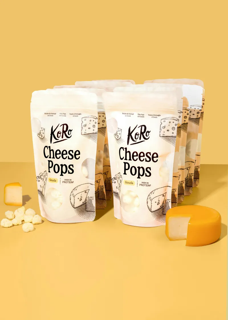 KoRo Cheese Pops Gouda | 10 x 50 g – Produktbild 2 von 5
