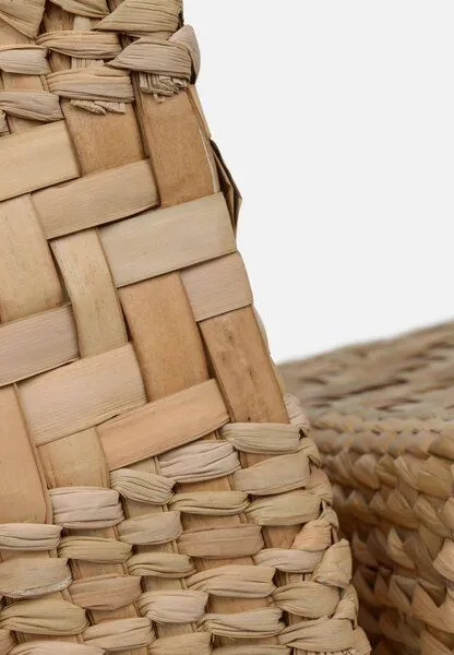 El Puente El Puente Korb mit Deckel | Fair Trade & Handmade aus Bangladesch, Natur, – Produktbild 3 von 4