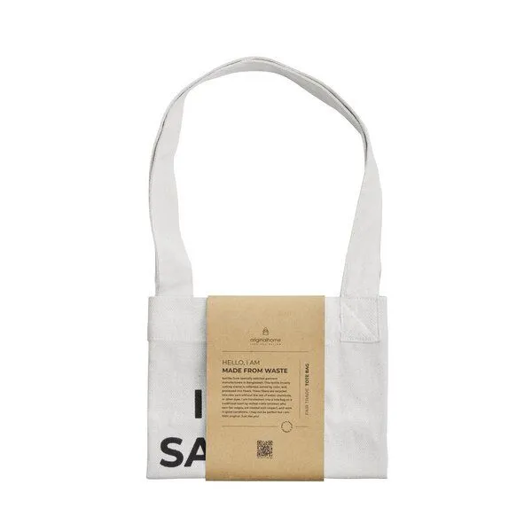 Originalhome Originalhome Tote aus recycelte Baumwolle, M, Weiß, – Produktbild 2 von 2