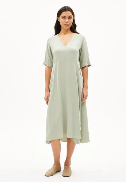 ARMEDANGELS ARMEDANGELS VAALI Damen Webkleid aus TENCEL Lyocell, Seagreen, – Produktbild 4 von 4