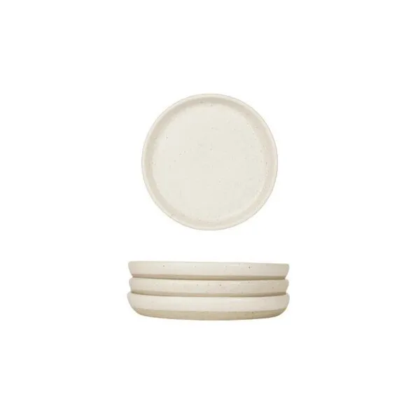 Originalhome Originalhome ReClay Dessertteller – 4er-Set, Weiß, – Produktbild 3 von 4