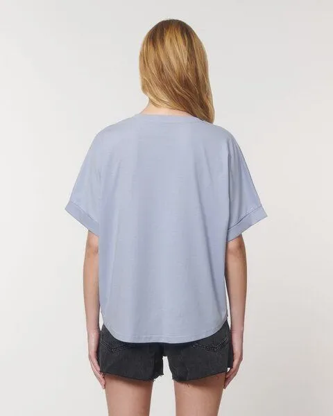 UNIPOLAR UNIPOLAR Oversized T-Shirt Modell: Comiso, Serene blue, – Produktbild 4 von 5