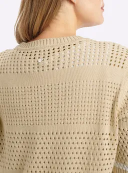 sheego Strickpullover sand – Produktbild 1 von 1