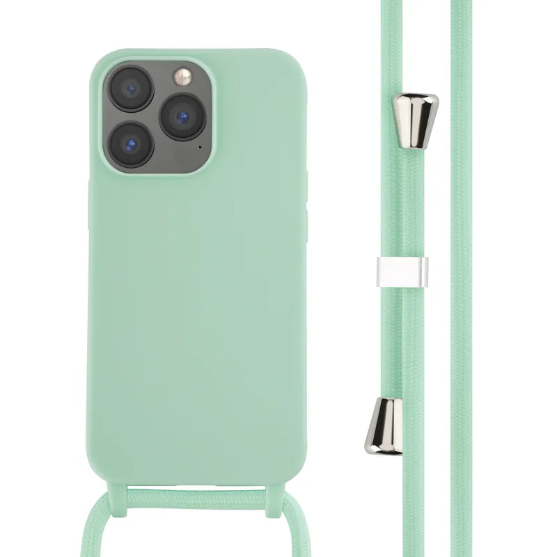 imoshion imoshion SilikonHülle mit Band für das Apple iPhone 13 Pro, Mintgrün, – Produktbild 1 von 1
