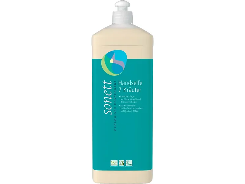 Sonett Sonett Handseife - 7 Kräuter 1L – Produktbild 1 von 2