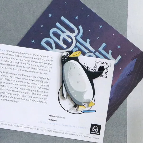 WERKHAUS WERKHAUS Magnet - Pinguin Kuno – Produktbild 3 von 5
