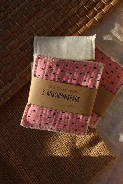 mango.bananen mango.bananen Abschminkpad waschbar, Pink, – Produktbild 2 von 2
