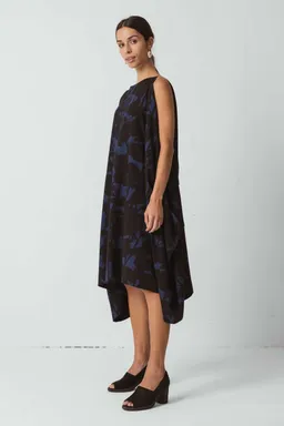 SKFK SKFK Damen vegan Kleid Habene Schwarz – Produktbild 1 von 1