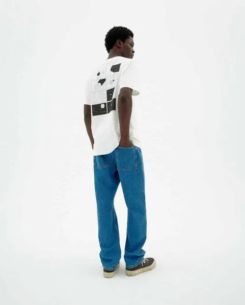 thinking mu thinking mu Jeanshose Straight-Fit Modell: David, Tusa denim (hell blau), – Produktbild 4 von 4
