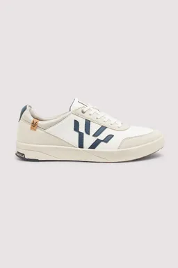 SAOLA SAOLA Damen vegan Sneaker Damen Cali Weiß Marineblau – Produktbild 1 von 1