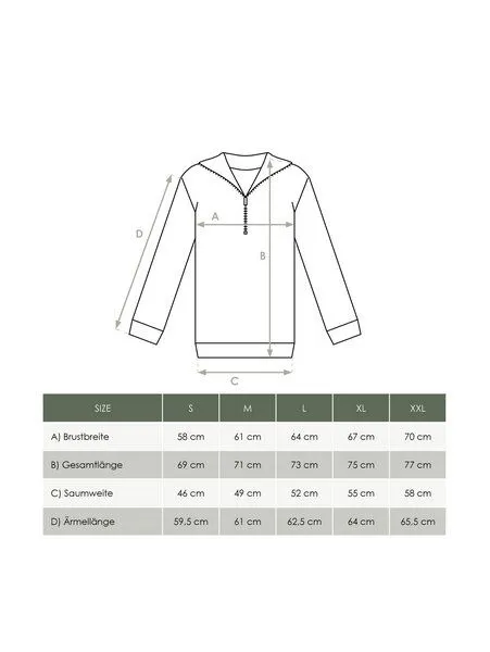 FUXBAU FUXBAU Männer fux Half Zip Sweater, Navy, – Produktbild 1 von 4