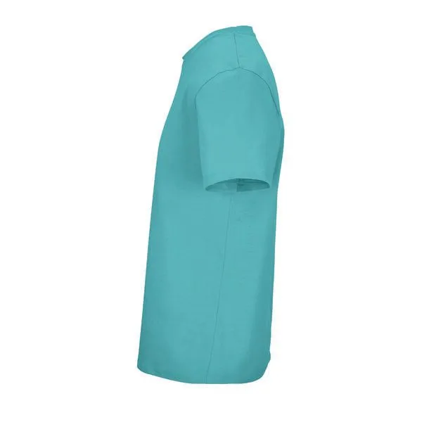 Sol's Sol's Unisex Bio Baumwolle in Umstellung T-Shirt Rundhals 27 verschiedene Farben, Blau (pool), – Produktbild 3 von 3
