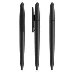 prodir prodir® Drehkugelschreiber DS5 Soft Touch TRR Twist, blaue Mine, schwarz – Produktbild 1 von 1