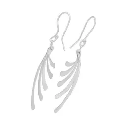 pakilia pakilia Silber Ohrringe Streifen klein kreuzend Fair-Trade und handmade – Produktbild 1 von 1