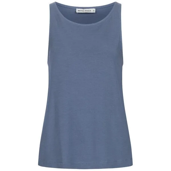 NATIVE SOULS NATIVE SOULS Lyocell Classic Top Damen, Dark blue, – Produktbild 1 von 1