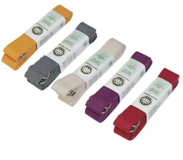 Lotus Design® Yogagurt BAUMWOLLE Lotus Design®, Bordeaux, – Produktbild 2 von 4