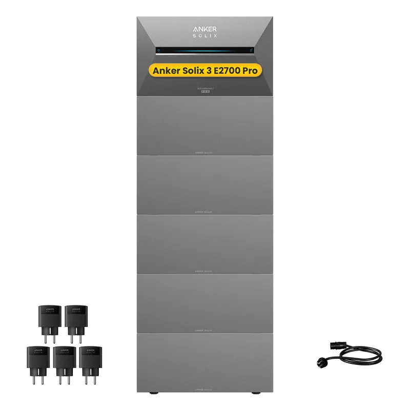 Anker Anker SOLIX Solarbank 3 E2700 Pro All-in-One Speicher für Balkonkraftwerk, by Powerness - 16kWh / 5 x Smart Plug / Standardversand – Produktbild 1 von 1